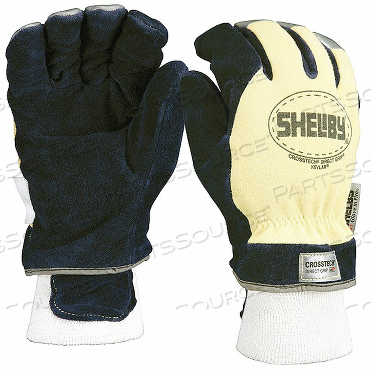FIREFIGHTERS GLOVES M COWHIDE LTHR PR by Shelby FIREFIGHTERS GLOVES M COWHIDE LTHR PR by Shelby