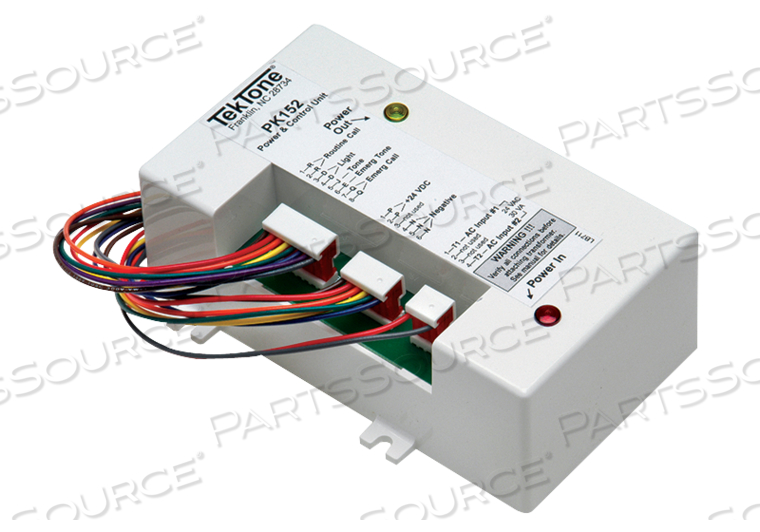 POWER AND CONTROL UNIT, 3.8 IN X 2.5 IN X 2.8 IN by TekTone Sound & Signal Mfg., Inc.