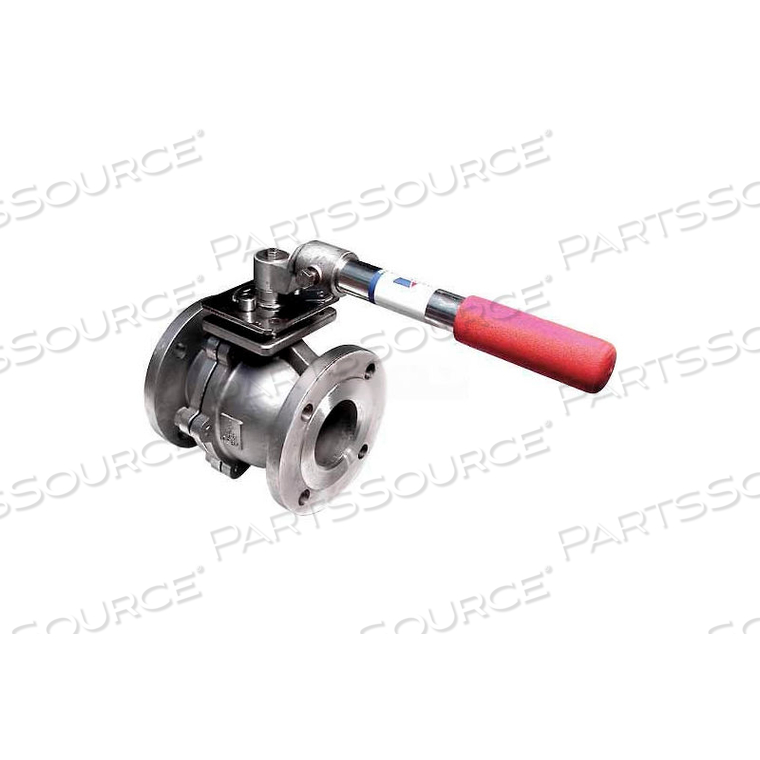 BALL VALVE, FLANGED, 6", 316 STAINLESS STEEL 