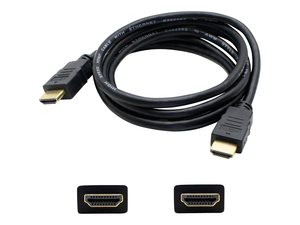 ADDON, HDMI CABLE WITH ETHERNET, HDMI MALE TO HDMI MALE, 75 FT, BLACK, 4K SUPPORT by ADDON