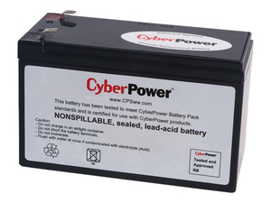 RB1290, UPS BATTERY, 1 X BATTERY, LEAD ACID, 9 AH, FOR AVR SERIES CP800AVR; INTELLIGENT LCD BRG1000AVRLCD by CyberPower