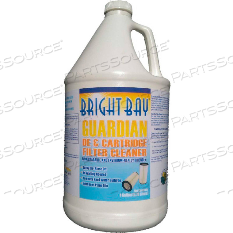 GUARDIAN DE & CARTRIDGE FILTER, CLEANER GALLON BOTTLE 1/CASE by Bright Bay Products, LLC