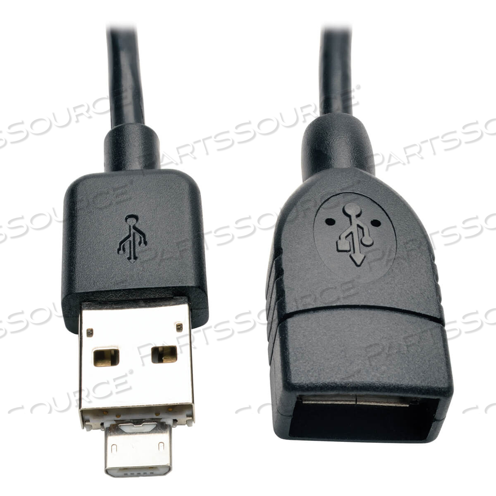 USB 2.0 OTG CABLE 2-IN-1 CONNECTOR A + MICRO-B TO A 6 by Tripp Lite