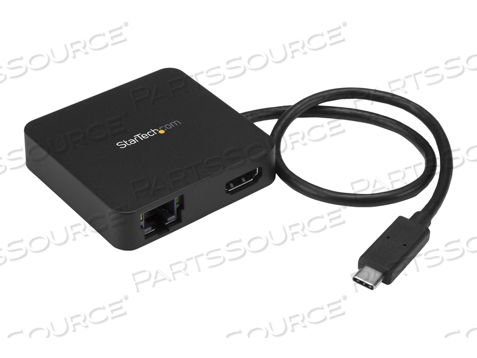 PORTABLE 4-IN-1 USB C MULTIPORT ADAPTER USB BUS-POWERED - 4K 30HZ HDMI VIDEO/GIG by StarTech.com Ltd.
