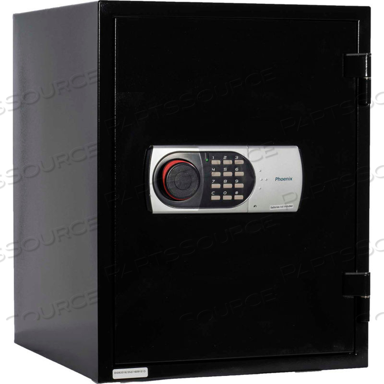 OLYMPIAN DIGITAL FIRE RESISTANT SAFE 1.3 CU FT, BLACK, STEEL by Phoenix Safe International LLC
