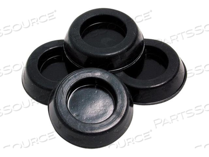 RUBBER FEET 1-1/4IN DIAM. 