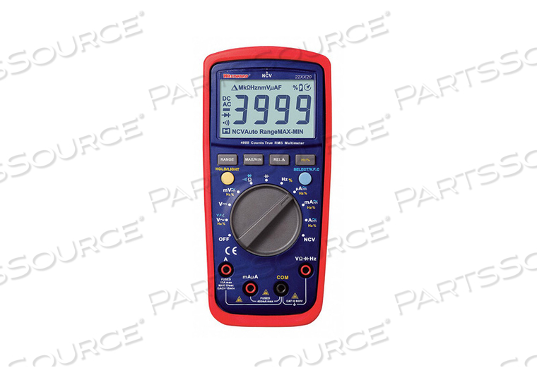 DIGITAL MULTIMETERS 40 OHMS 4000 COUNTS by Westward