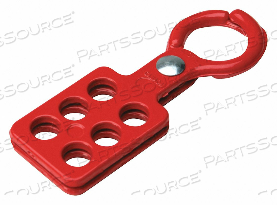 LOCKOUT HASP STANDARD 6 LOCK RED by Brady Americas LOCKOUT HASP STANDARD 6 LOCK RED by Brady Americas