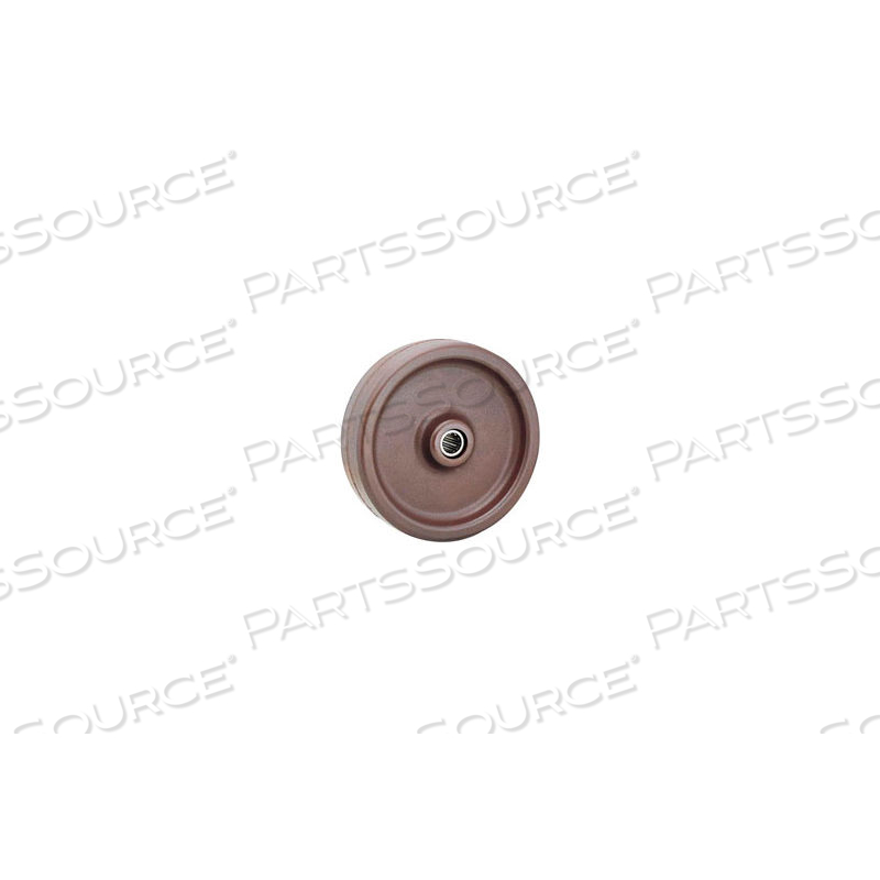 4" X 1-1/2" MOLDED PLASTIC WHEEL - AXLE SIZE 3/4" by Approved Vendor