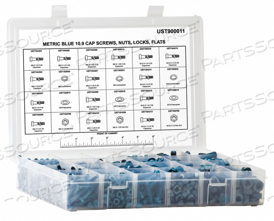 CAP SCREW ASST METRIC BLUE 255 PC 24 SZS by Metric Blue CAP SCREW ASST METRIC BLUE 255 PC 24 SZS by Metric Blue