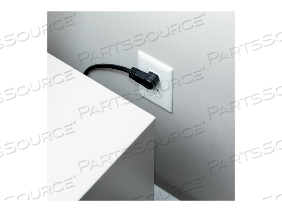 6FT (2M) POWER EXTENSION CORD, RIGHT ANGLE NEMA 5-15P TO NEMA 5-15R, 13A 125V, 16AWG, COMPUTER POWER EXTENSION CORD, FLAT EXTENSION CORD, AC by StarTech.com Ltd. 6FT (2M) POWER EXTENSION CORD, RIGHT ANGLE NEMA 5-15P TO NEMA 5-15R, 13A 125V, 16AWG, COMPUTER POWER EXTENSION CORD, FLAT EXTENSION CORD, AC by StarTech.com Ltd.