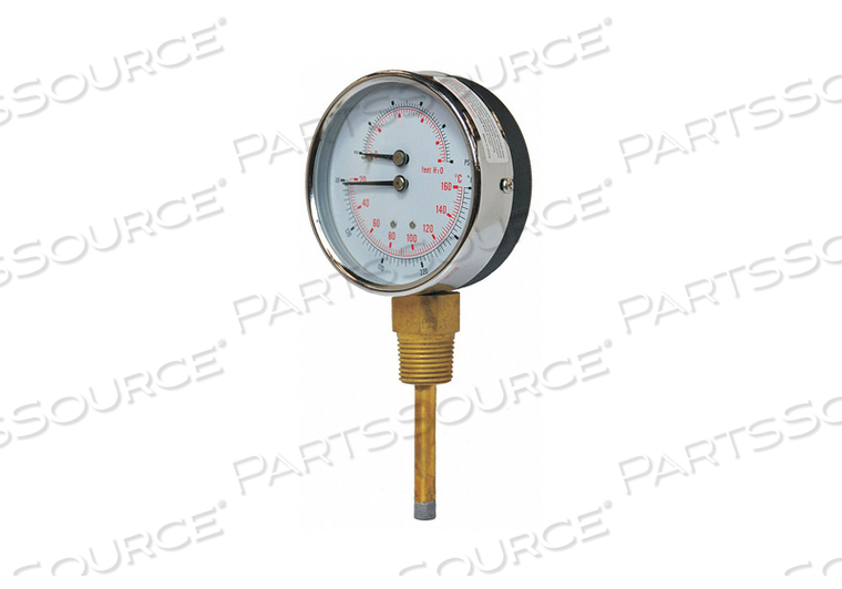 BOILER GAUGE ROUND 0-100 PSI 80 TO 320F by PIC Gauges BOILER GAUGE ROUND 0-100 PSI 80 TO 320F by PIC Gauges
