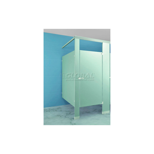 STAINLESS STEEL COMPLETE IN-CORNER ADA APPROVED COMPARTMENT 60"W X 61-1/4"D by Metpar Corp STAINLESS STEEL COMPLETE IN-CORNER ADA APPROVED COMPARTMENT 60"W X 61-1/4"D by Metpar Corp