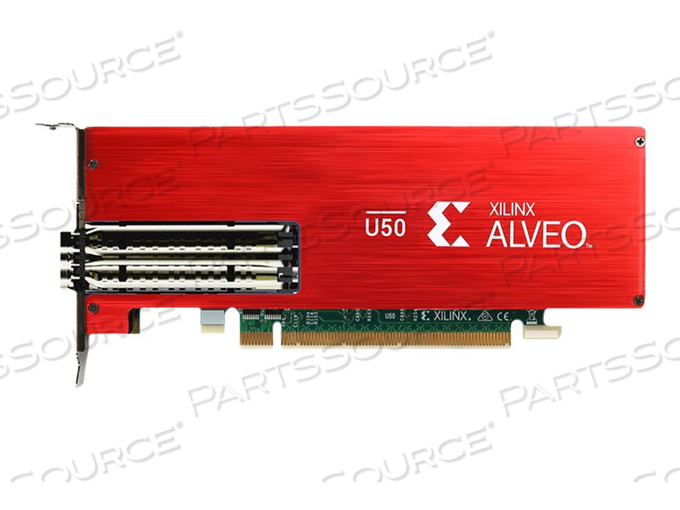 XILINX ALVEO U50 DATA CENTER ACCELERATOR CARD, GPU COMPUTING PROCESSOR, ALVEO U50, 8 GB HBM2, PCIE 3.0 X16 / PCIE 4.0 X8 LOW PROFILE, QSFP28 by Lenovo