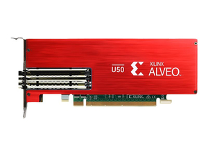 XILINX ALVEO U50 DATA CENTER ACCELERATOR CARD, GPU COMPUTING PROCESSOR, ALVEO U50, 8 GB HBM2, PCIE 3.0 X16 / PCIE 4.0 X8 LOW PROFILE, QSFP28 by Lenovo