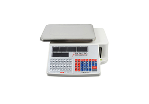 DELI SCALE WITH INTEGRAL PRINTER, 60 LB X 0.02 LB, FRONT 4 SEVEN SEGMENT LED by Detecto Scale / Cardinal Scale