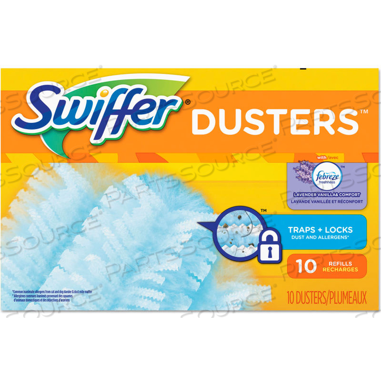REFILL DUSTERS, UNSCENTED, 10/BOX, 4 BOXES/CASE by Swiffer