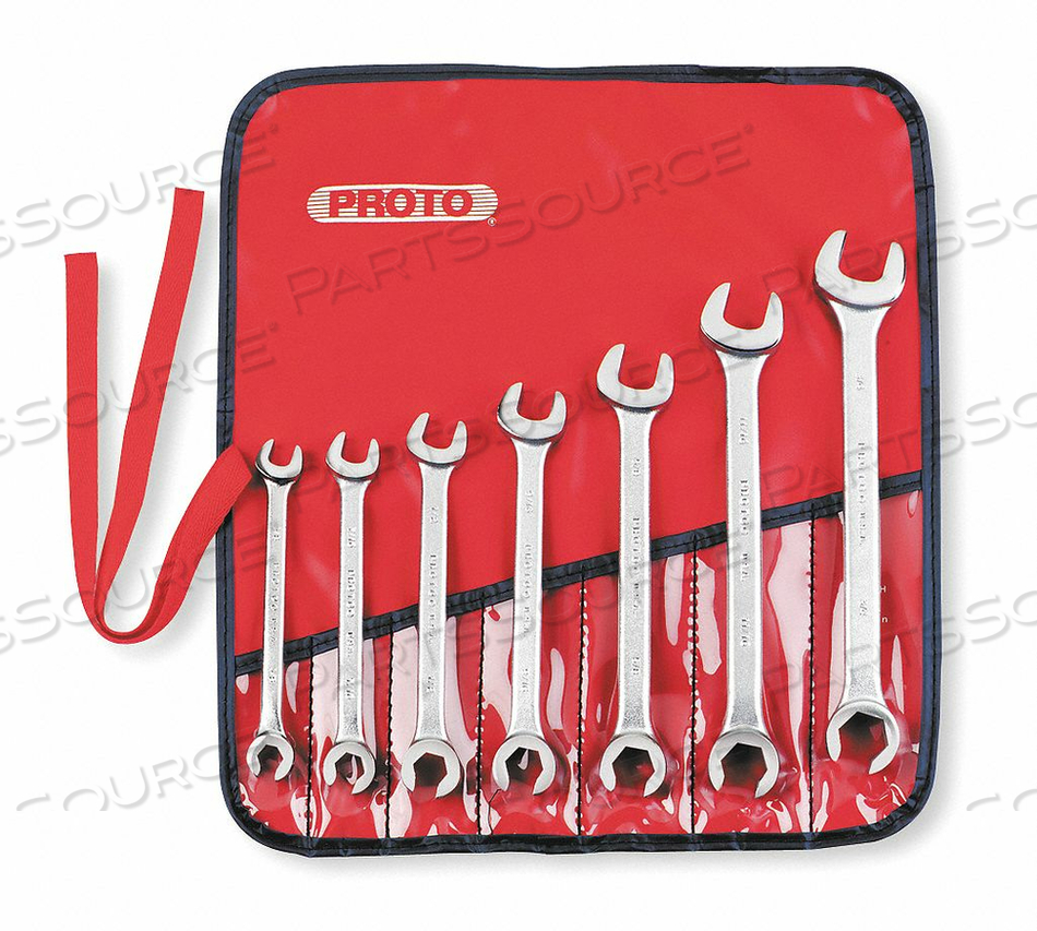 FLARE NUT WRENCH SET 7 PIECES 6 PTS by Proto