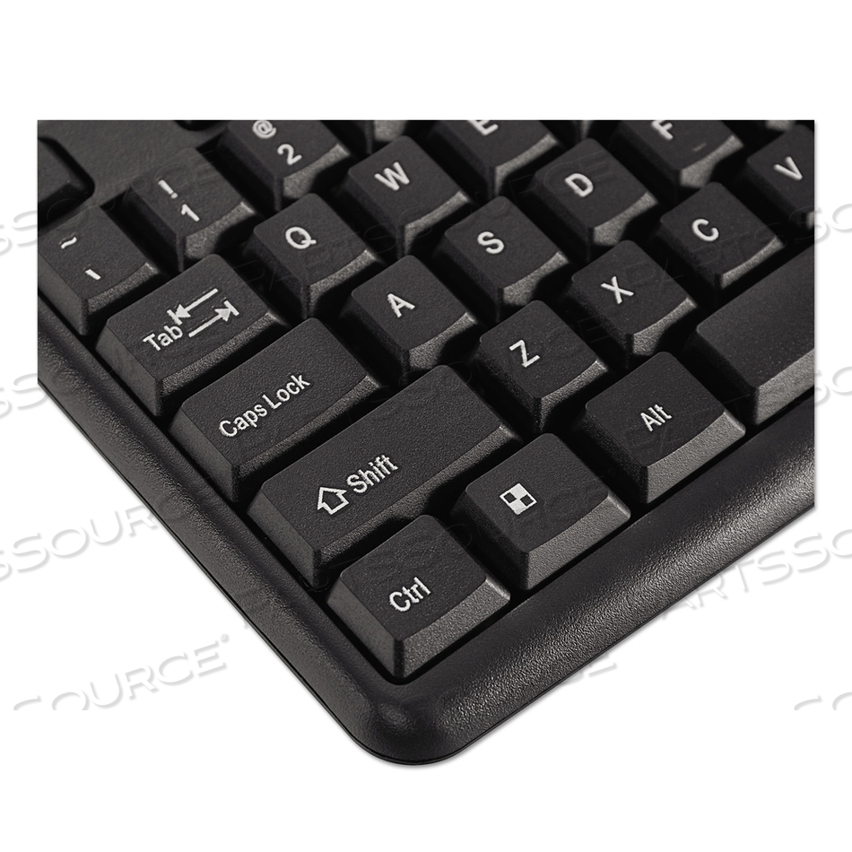 SLIMLINE KEYBOARD, USB, BLACK 