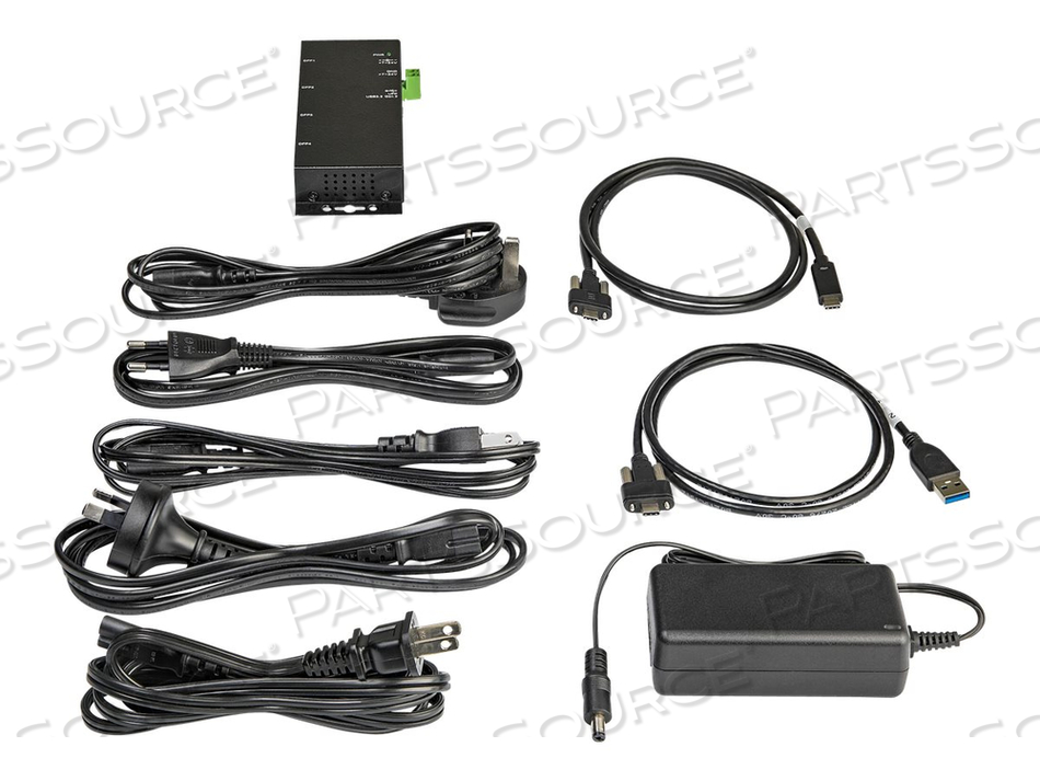 4 PORT USB C HUB 10GBPS, METAL INDUSTRIAL USB-C HUB, 2X USB-C & 2X USB-A, ESD SURGE PROTECTION, USB-C OR USB-A HOST, SELF-POWERED, MOUNTABLE by StarTech.com Ltd. 4 PORT USB C HUB 10GBPS, METAL INDUSTRIAL USB-C HUB, 2X USB-C & 2X USB-A, ESD SURGE PROTECTION, USB-C OR USB-A HOST, SELF-POWERED, MOUNTABLE by StarTech.com Ltd.