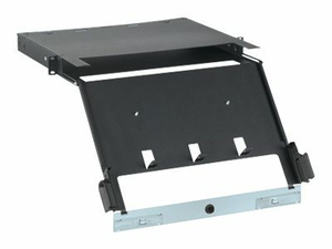 PANDUIT OPTICOM QUICKNET RACK MOUNT FIBER CASSETTE ENCLOSURE - PATCH PANEL HOUSING - BLACK - 1U - 19" by Panduit