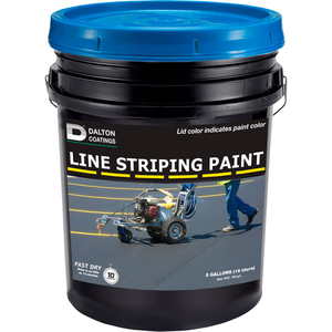 LATEX-ITE 5 GAL. LINE STRIPING PAINT, LEAD-FREE, FAST DRY, BLUE, 1 EACH by Dalton Enterprises, Inc.