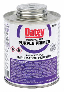 PRIMER LOW VOC 16 OZ. PURPLE by Oatey
