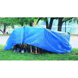 MULTIPLE USE TARP, 16 FT W X 20 FT L, POLYETHYLENE, BLUE by Anchor
