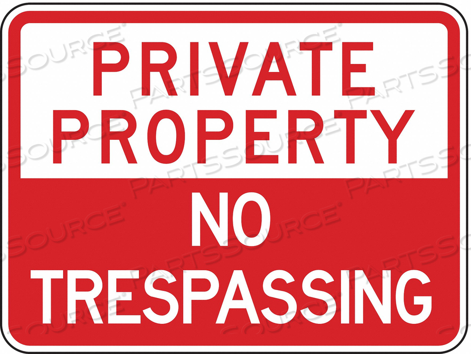 TRAFFIC SIGN 18 X 24IN R/WHT TEXT H-37 by Lyle Signs Inc.