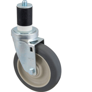 CASTER, STEM(5"OD, SWVL, GRAY) by Ayr King