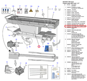 TABLE COLUMN COMPLETE MOBILE COVER by Siemens Medical Solutions