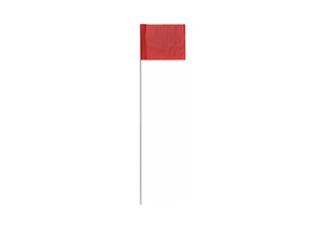 MARKING FLAG RED BLANK PVC PK100 by Presco
