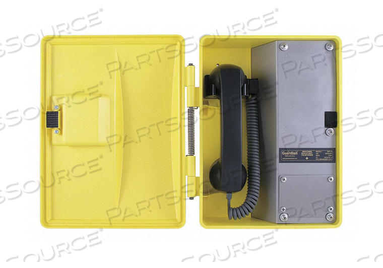 WEATHER RESIST RINGDOWN PHONE CURLY CORD by Guardian Telecom Inc.
