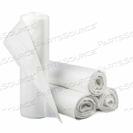 TRASH BAG 12 TO 16 GAL. CLEAR LLDPE 0.70 MIL. 24 X 32 INCH STAR SEAL BOTTOM CORELESS ROLL (500 PER CASE) by McKesson TRASH BAG 12 TO 16 GAL. CLEAR LLDPE 0.70 MIL. 24 X 32 INCH STAR SEAL BOTTOM CORELESS ROLL (500 PER CASE) by McKesson