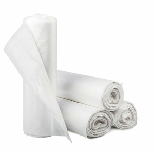 TRASH BAG 12 TO 16 GAL. CLEAR LLDPE 0.70 MIL. 24 X 32 INCH STAR SEAL BOTTOM CORELESS ROLL (500 PER CASE) by McKesson