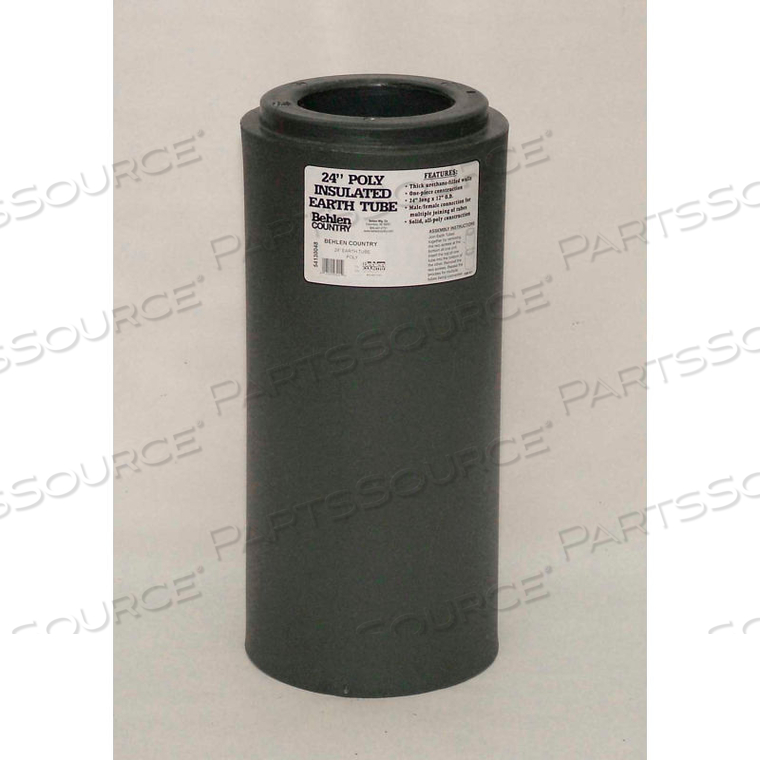 ENERGY-FREE 24" POLY EARTH TUBE HEAVY INSULATED FOR USE W/ ENERGY-FREE WATERERS by Behlen Mfg. ENERGY-FREE 24" POLY EARTH TUBE HEAVY INSULATED FOR USE W/ ENERGY-FREE WATERERS by Behlen Mfg.