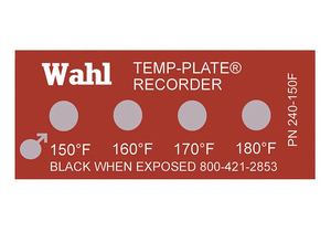 NON-REV TEMP INDICATOR MYLAR PK10 by Wahl