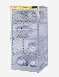 GAS CYLINDER CABINET 30X65 CAPACITY 8 by Justrite