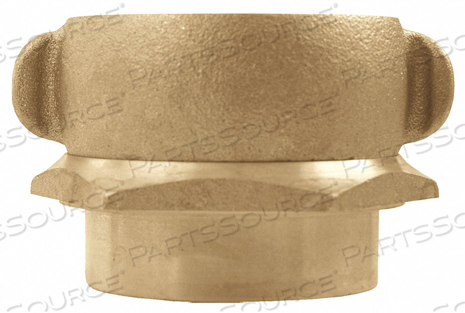 FIRE HOSE ADAPTER 1-1/2 NPT 1-1/2 NH by Dixon Valve and Coupling