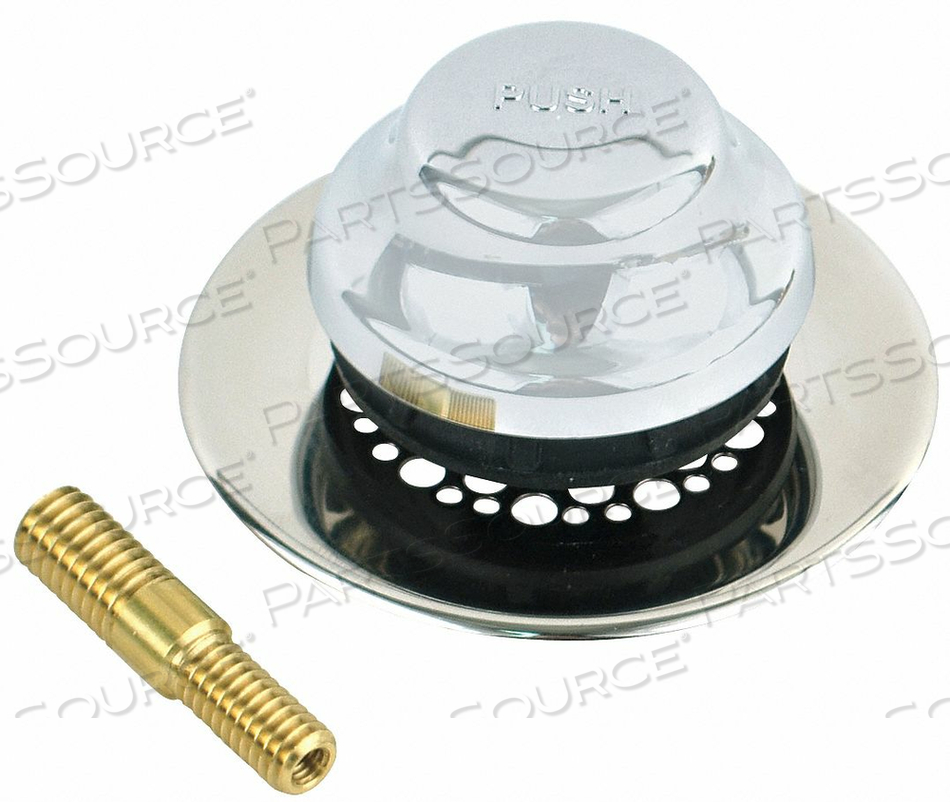 DRAINSTOPPER DIA.2-7/8 PLSTIC SS CHROME by WCM Industries Inc.