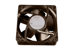 SERVER SQUARE FAN, 115 VAC, 20 W, 106 CFM FLOW, 3100 RPM, 51 DB SOUND, PLASTIC HOUSING, 38 MM X 120 MM X 120 MM by EBM- Papst Inc.