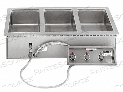 WARMER W/DRNMFD, 3-PAN, 208/240V, TSTAT CTRL by Star Manufacturing