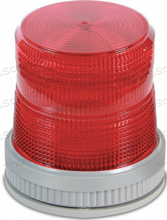 WARNING LIGHT LED 24VDC RED 65 FPM by Edwards Signaling