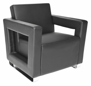 LOUNGE CHAIR 30 IN D BLACK by OFM Inc