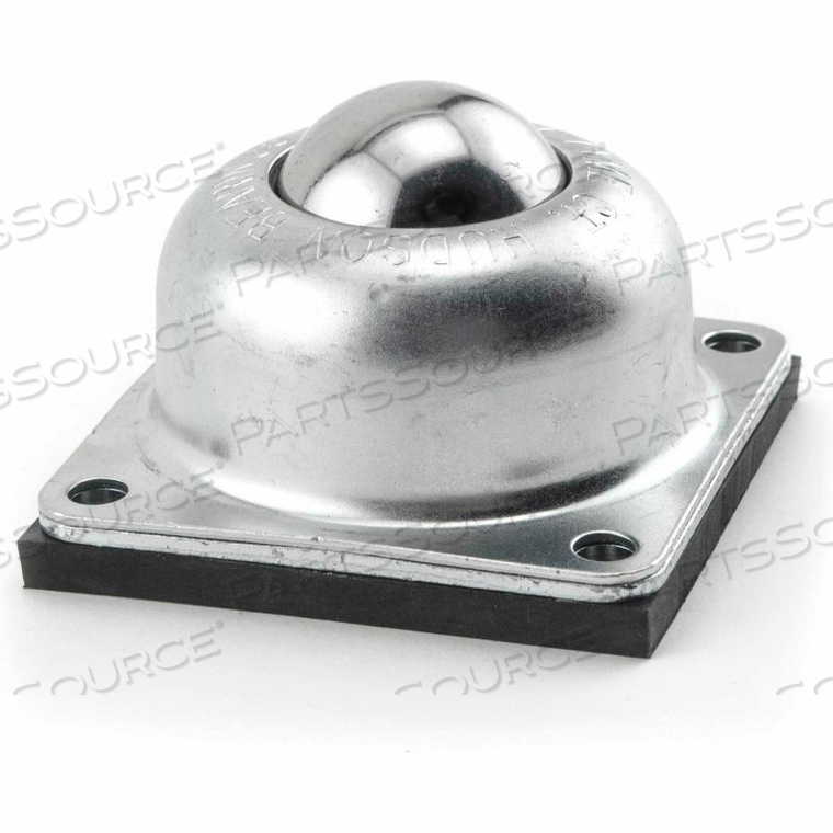 1-1/2" STAINLESS STEEL BALL 4 HOLE FLANGE STEEL HOUSING NEOPRENE CUSHION 