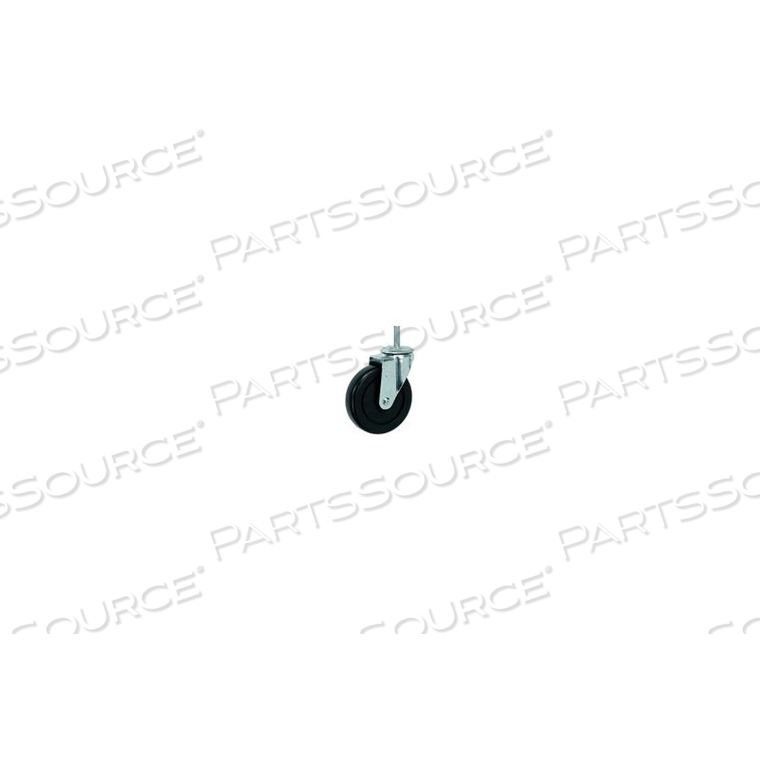 SWIVEL THREADED STEM CASTER 4" TPR WHEEL by Faultless Caster
