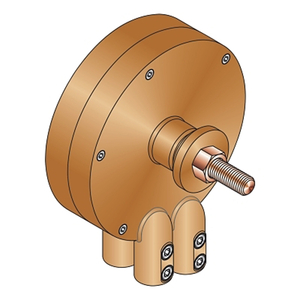 HEAVY DUTY ROTARY GROUND CLAMPS, 1,500 A, 3/0 - 4/0 by Lenco