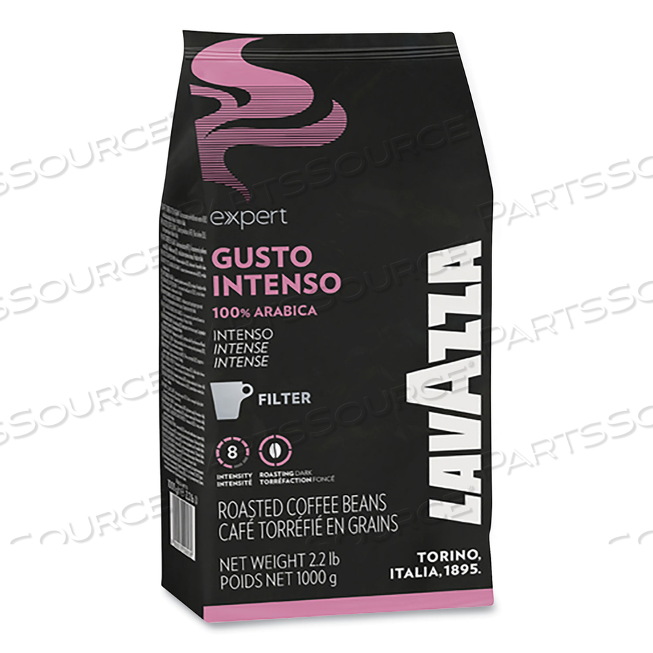 EXPERT GUSTO INTENSO GROUND COFFEE, INTENSITY 8, 2.2 LB BAG, 6/CARTON 