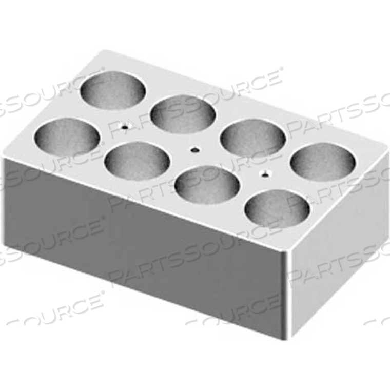 HEATING BLOCK, USED FOR 50ML TUBES, 8 HOLES by Scilogex, LLC