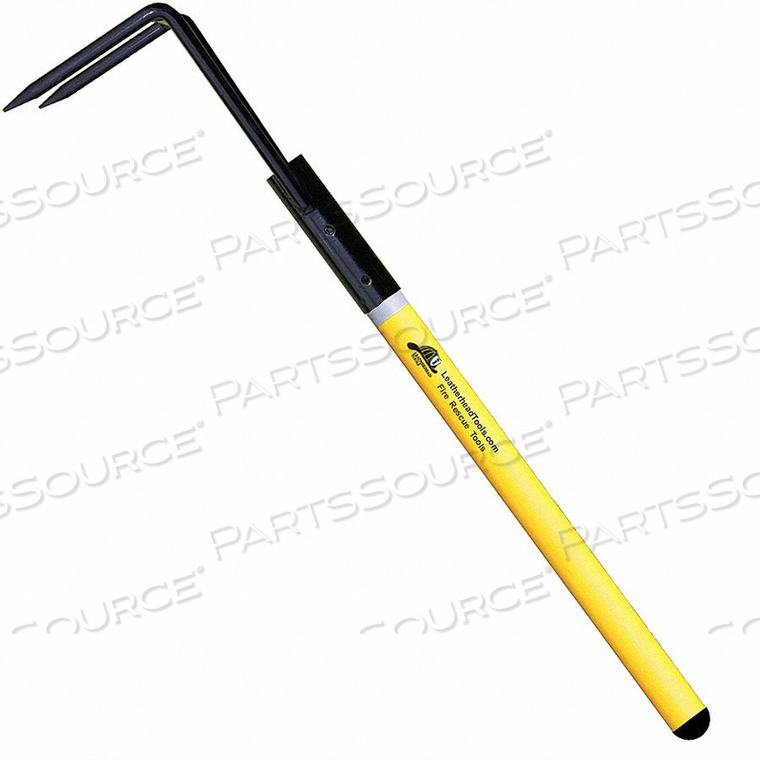 PIKE POLE ROUND YELLOW FIBERGLASS by Leatherhead Tools